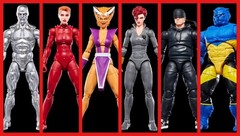 2025 Marvel Mini-Comic Retro Card Legends Wave 1 & 2 6″ Hasbro Figure Set of 12