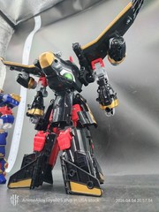 Metal Cardbot Black Hook & Fleta Z Transforming Robot Set USAship
