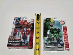 Transformers Robots in Disguise Grimlock + Micronus Action Figures 2014-2017 NEW