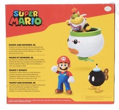 Super Mario and Bowser Jr 2.5-in Figure Set 5-Pack