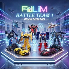 8 Pcs Mini Car Robot Toys, 3.5-inch Small Hero Action Figures, Birthday Favors T