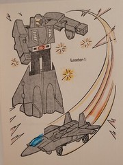 Vintage Go Bots Paint With Water Coloring Book Tonka 1985 NEW