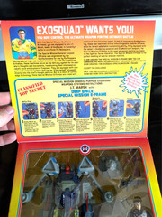 Exosquad JT Marsh Deep Space E-Frame Action Figure Box 1995 NEW OPEN BOX