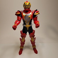 Power Rangers Dino Fury 12″ Figure Spiral Strike Red Ranger Lights Up Descript!