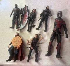 Marvel Legends MCU Captain America Loose Figure Lot Winter Soldier Black Widow