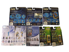 8 Star Wars Hasbro ACTION FIGURE MIXED LOT: C-3PO SKYWALKER WAT TAMBOR SANDTROOP