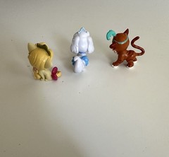 Disney Princess Palace Pets 3 Ponies and Assorted Lot Of 6 Cake Toppers
