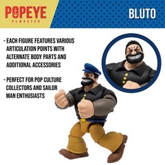 Bluto Action Figure – Popeye Classics Action Figure: Boss Fight Studio Llc