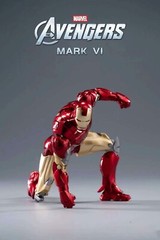 ZD-MK6: ZD Toys Marvel Iron Man Mark 6 Mark VI 7inch action figure, US Seller