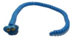 Gary De’Snake 3D Printed Articulated Flexi Snake Fidget Desk Pet Toy Gift Blue