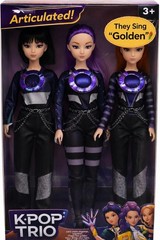 Kpop Hunter Dolls Singing 11.8″ Set Of 3