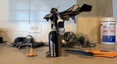 Power Rangers Time Force Shadow Zord + Repair Parts Lot