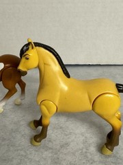 2002 Spirit Stallion of the Cimarron Burger King Toy Figures Spirit & Rain Set