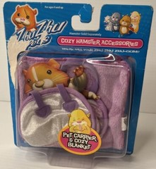 Zhu Zhu Pets Hamster Pet Carrier & Blanket Purple New In Packaging