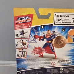 DC JUSTICE LEAGUE ACTION SUPERMAN POWER CONNECTS ACTION FIGURE 4.5-INCH NEW
