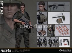Presale DAMTOYS DMS047 1/6 Platoon Sergeant Elias 12″ Male Action Figure Model