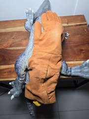 Jurassic World Realfx Baby Blue Animatronic Dinosaur Hand Puppet Tested Works!