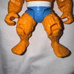 Vintage ToyBiz Marvel Fantastic Four The Thing 5in Orange Loose Toy Figure