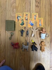 Vtg DreamWorks Shrek Figure Lot Donkey Thelonious Gingerbread Guard Dragon Puss