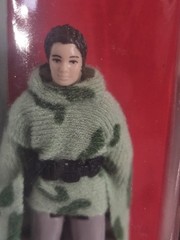 Vintage STAR WARS ROTJ Tri Logo PRINCESS LEIA COMBAT With CLIPPER CATALOG MOSC