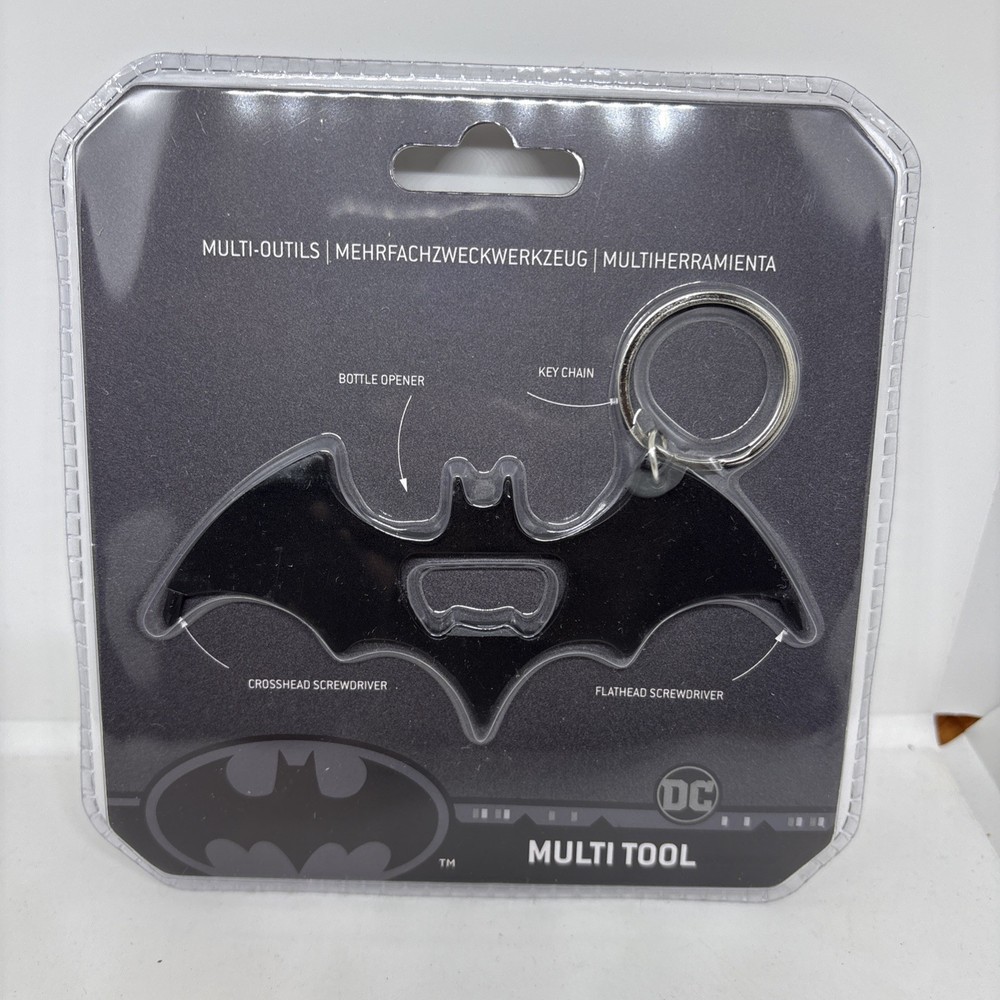 Paladone DC Comics Officially Licensed Merchandise Batman Bottle Open Keychain