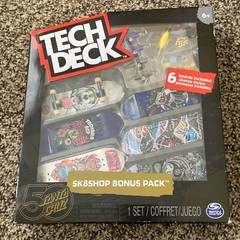 Tech Deck Santa Cruz 50 Years SK8SHOP Bonus Pack Finger Skate Boards Brand New