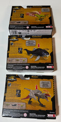 (3) Jurassic World Survival Dunkleosteus Dromaeosaurus Mutadon Strike Attack Fig