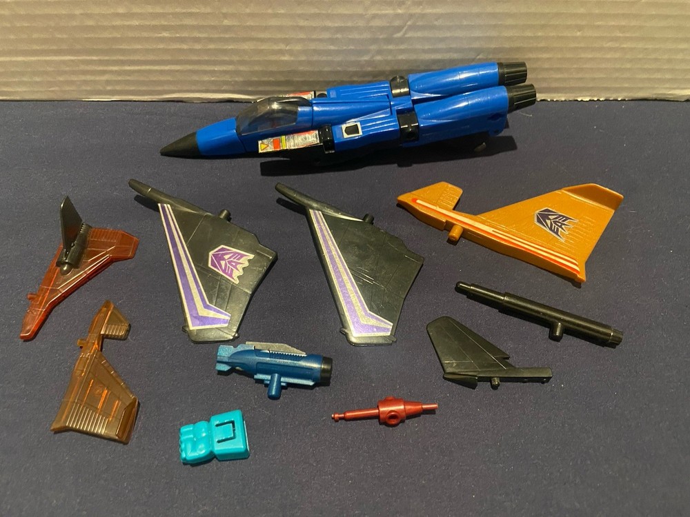 Transformers G1 Hasbro Takara Seeker Parts Dirge Skywarp Thrust Ramjet + Mini W