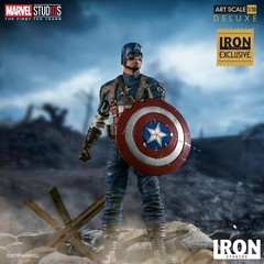 Iron Studios Avengers Captain America 1/10 Statue MCU 10 Years Exclusive US SHIP