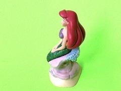 Princess Ariel Sitting Glitter Disney Store 3.5″ Figure Cake Topper PVC Toy