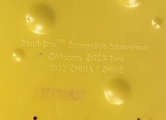 SpongeBob SquarePants Bend Ems Bendable Figure Lot of 2 SpongeBob Squidward 2022