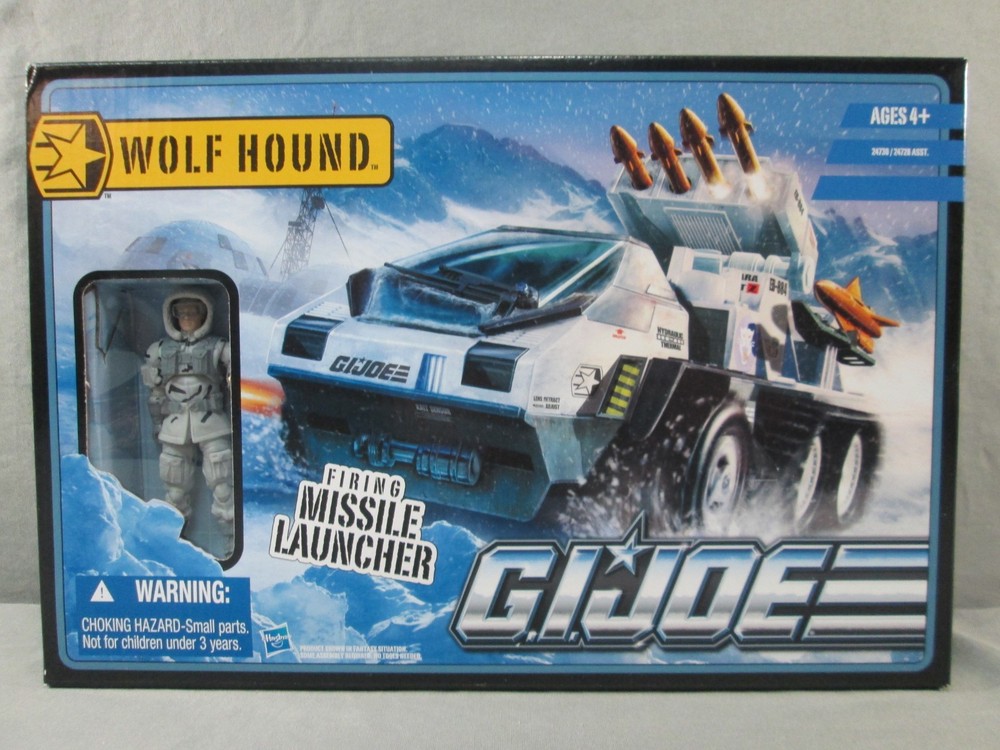 GI Joe WOLF HOUND w/ WHITE-OUT Persuit Of Cobra Arctic Threat 2010
