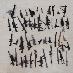 Random 30pcs Different Weapons Guns Sword 1:18 Scale for 3.75″ GI Joe Figures