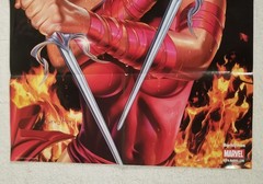 2001 Marvel Elektra Greg Horn Poster 24×36 Marvel Comic Shop Promotional Promo
