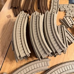 Thomas Tank 50 Piece Beige Brown Gray Trackmaster Train Tracks Lot Replacement +