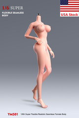 YM501 1/6 Female Sexy Plump Large Bust Flexible Details Body 12″Figure Doll
