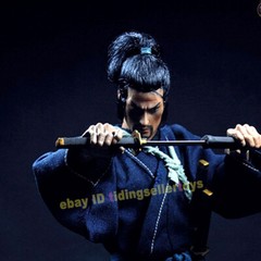 Wolfking 1/6 Miyamoto Musashi Rooted Hair Head Sculpt For 12” Action Figure