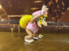Dixie Kong Donkey Kong Country Character Figure Pink Outfit Rubber Plastic