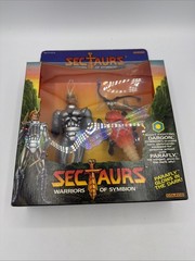 1984 Vintage Coleco SECTAURS Night Fighting DARGON & PARAFLY action figure NEW
