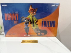 Popmart Gong Zootopia Bunny Best & Nick Wilde Friend Action FIgure In Stock New
