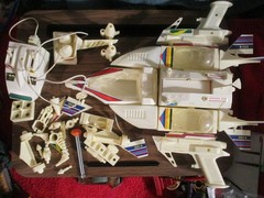 Vintage 1978 Mego Micronauts BATTLE CRUISER WITH INSTRUCTIONS Near Complete