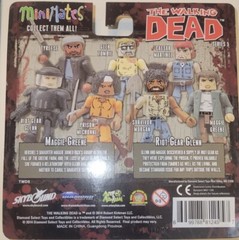 Lot of 4 Double Packs – The Walking Dead Minimates – 2014 Figures Diamond Select