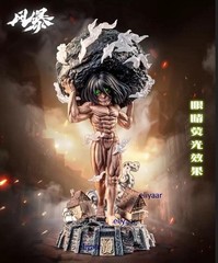 FengBao Studio Attack On Titan Eren Jaeger Figurine Model Limited Statue H19.5cm