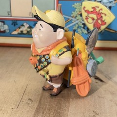 Russell With Backpack PVC Action Figure, Disney Pixar’s UP, 3″