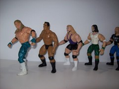 Lot of Vintage 1990s Jakks Pacific Wrestling Action Figures WWF