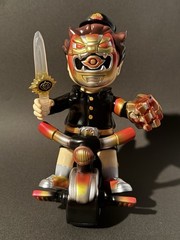 1212CREATIONS Chuuni Kaijin with Bicycle Sofubi Hakaba no Garou No.4/20