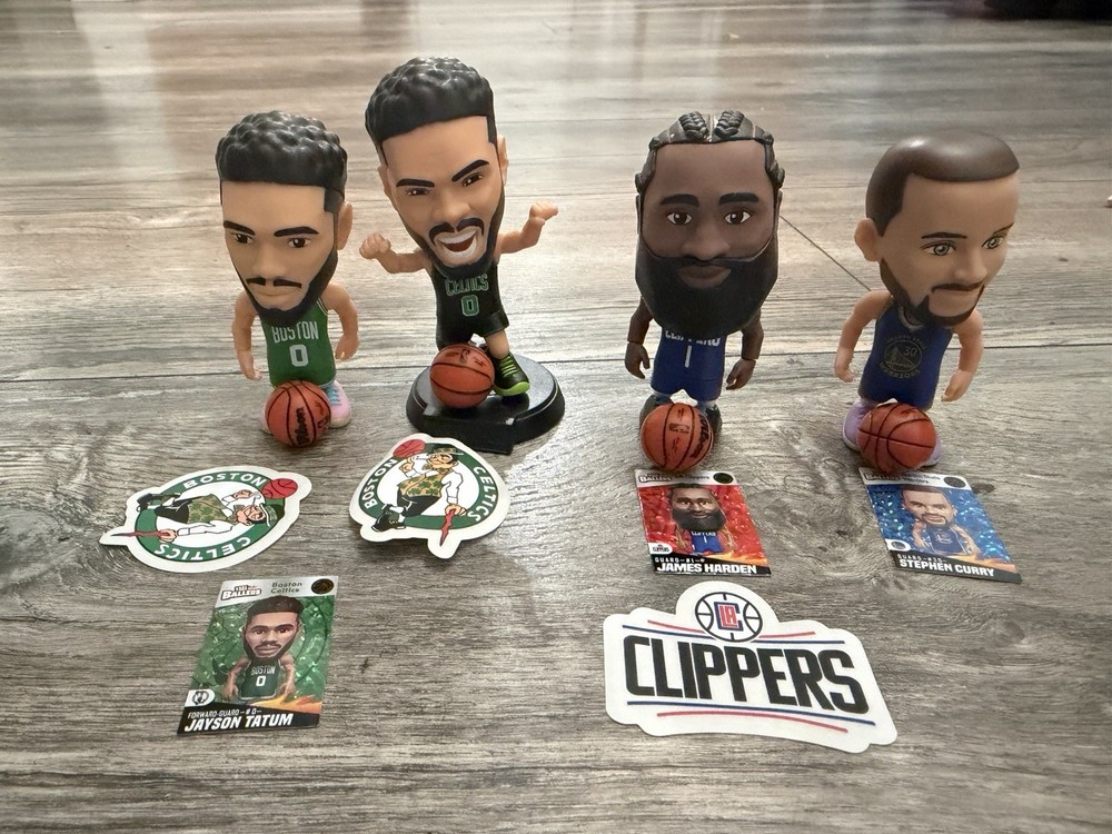 Zuru Surprise NBA Ballers Lot 4 – Curry, (2) Tatum & Harden