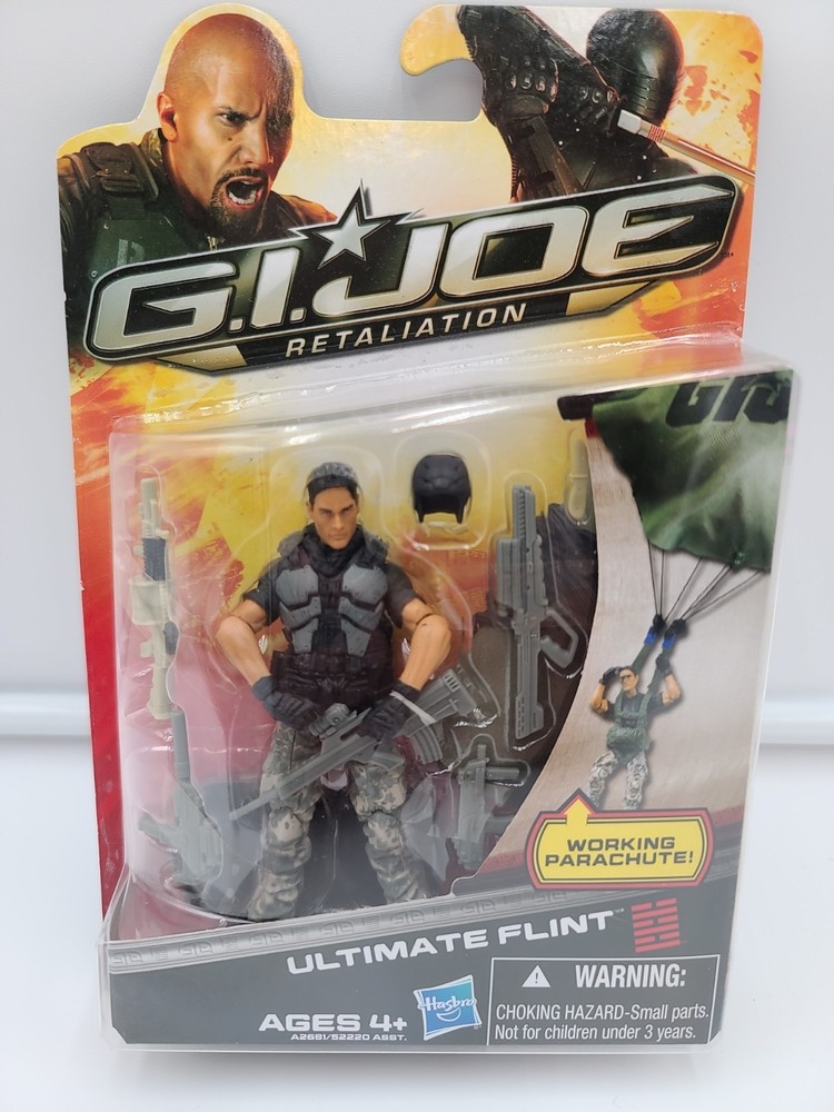 Hasbro GIJOE Retaliation 3.75″ Ultimate Flint MOC With Parachute