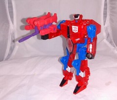 Custom Transformers Targetmaster Nexus Prime RoGunner for Club Heatwave New