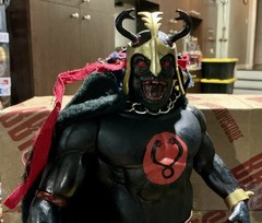 Custom Obsidian Thundercats Mum-Ra 14 Inch Mezco Action Figure